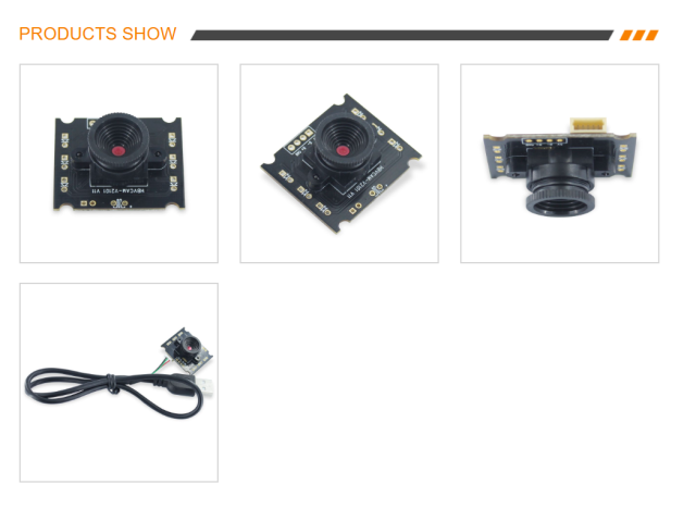 SANSETECH GC0308 0.3M Pixel HD CMOS QR Code Scanner Camera Module