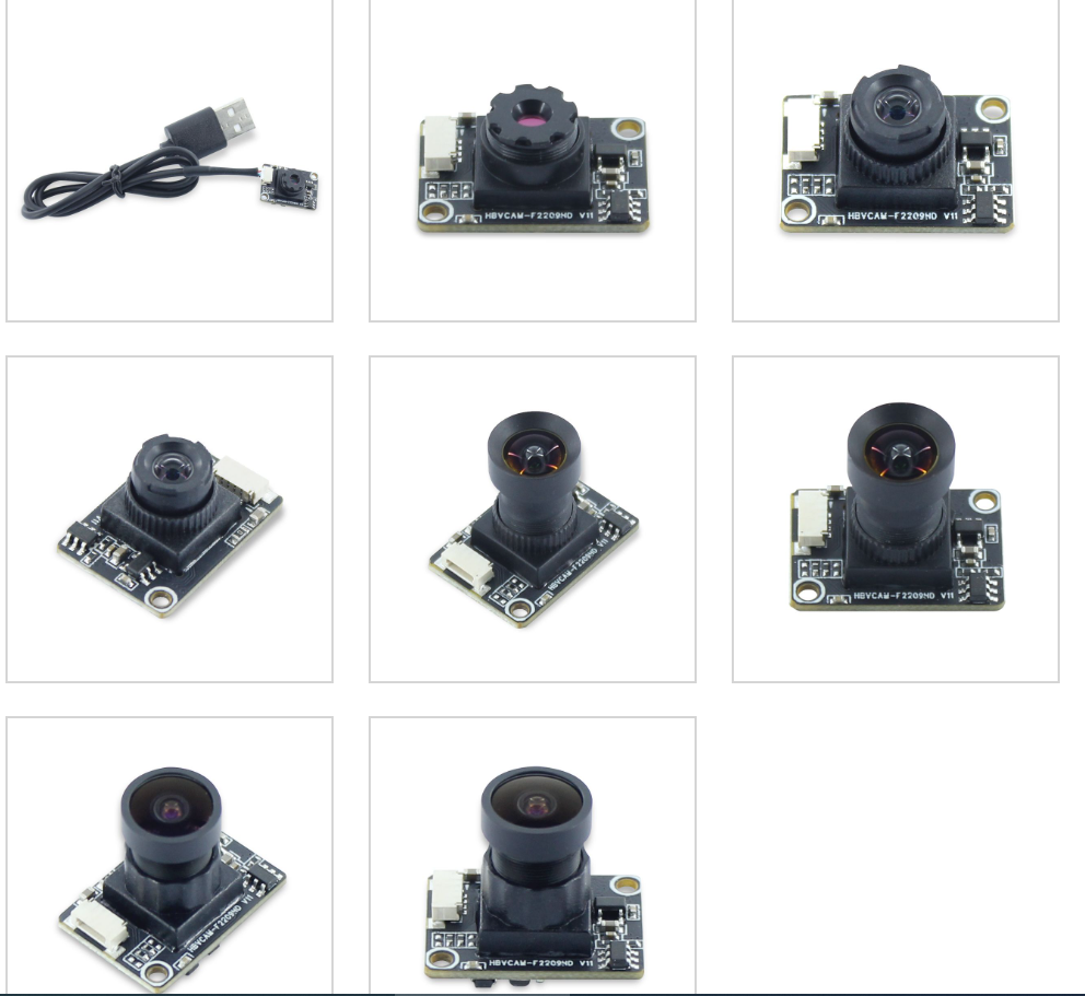 2MP PS5268 1/2.7 1080P WDR USB Mini Camera Module For facial Recognition Equipment