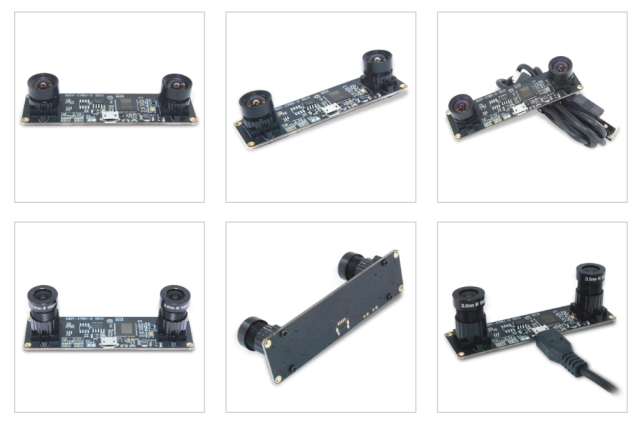 HBVCAM OV9732 1MP HD Face AR depth detection binocular synchronous camera module