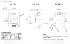 2MP PS5268 1/2.7 1080P WDR USB Mini Camera Module For facial Recognition Equipment