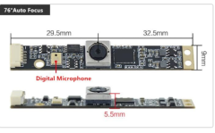 HBVCAM OV5647 5MP Auto Focus Camera Module for Kiosk Machine