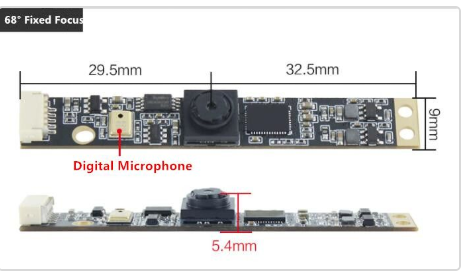 HBVCAM OV5647 5MP Auto Focus Camera Module for Kiosk Machine