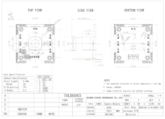 High Quality 2MP H.264 model AR0330(1/3'') Sensor High Definition Fixed Focus 4PIN 2 mega pixel CMOS Camera Module
