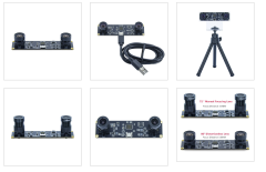 HBVCAM OV4689 4M Pixel HD Dual Lens 3D Synchronous CMOS Camera Module