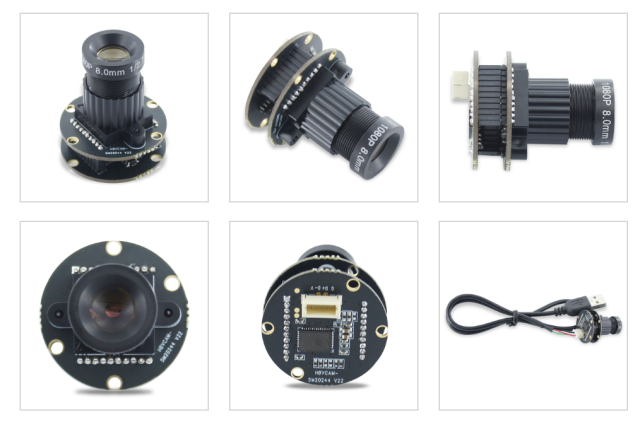 HBVCAM PS5520 5Megapixel 2K Cylindrical Pipeline Industrial Equipment