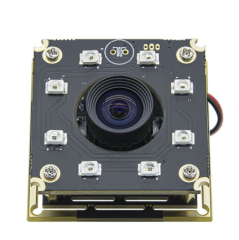 0.3MP 120FPS High Speed Black And White Global Shutter Camera Module With 850nm Night Vision Board