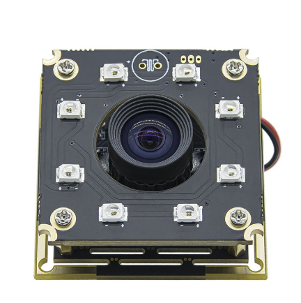 0.3MP 120FPS High Speed Black And White Global Shutter Camera Module With 850nm Night Vision Board