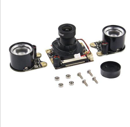 Raspberry Pi Camera Module with Automatic IR-Cut Night Vision Camera 5MP 1080p HD Webcam for Raspberry Pi 3 Model B