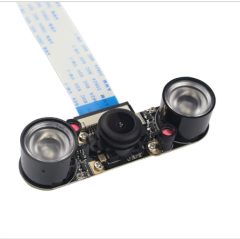 Raspberry Pi 3 Model B + Night Vision Camera 5MP Wide Angle 130 Degree Fisheye Lens 1080P Camera Module for Rasberry Pi 3 2
