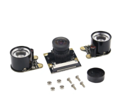 Raspberry Pi Camera Module Adjustable-focus Wide-angle lens with Infrared LED Supports Night Vision OV5647 For Pi 3B/2B/A+/B+/B