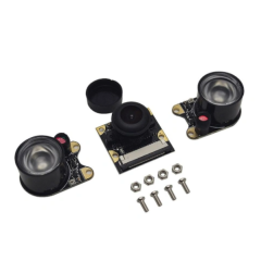 Raspberry Pi 3 Model B + Night Vision Camera 5MP Wide Angle 130 Degree Fisheye Lens 1080P Camera Module for Rasberry Pi 3 2