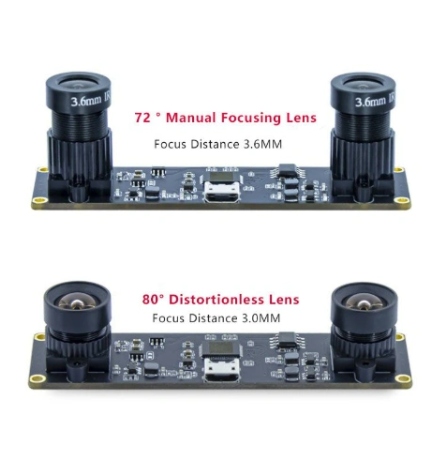 SANSETECH OV4689 4M Pixel HD Dual Lens 3D Synchronous CMOS Camera Module
