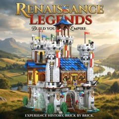 Medieval Castle Building Sets for Adults-Ideas House Model Toy Construction Set with LED Light-Collectible or Home Office Display-Gifts for Boys Girls Teens Women-CB02