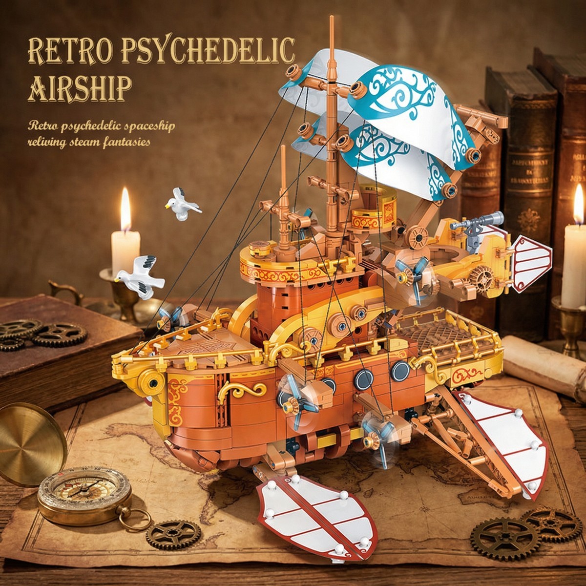 Pirate Ship Brick Set PKSD03 - Custom Brick Set