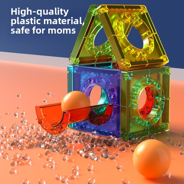 Clear Magnetic 3D Blocks - Wholesale Building Blocks