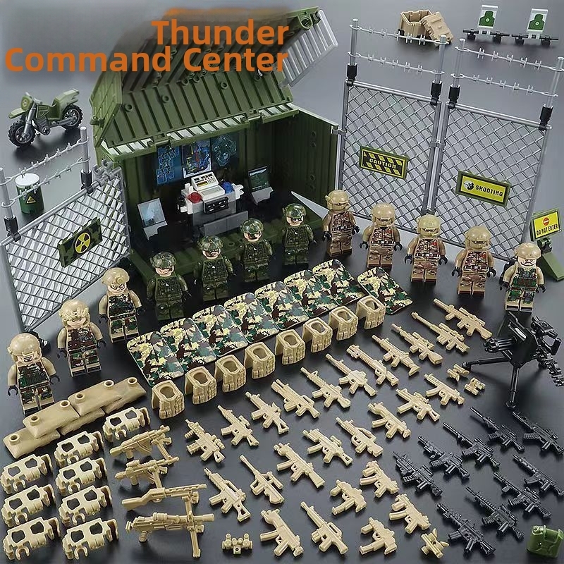 Desert-Tan Military Accessory Set - Army Action Figure