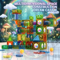 Clear Magnetic 3D Blocks - Wholesale Building Blocks