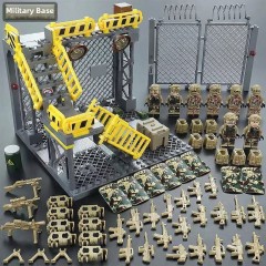 Desert-Tan Military Accessory Set - Army Action Figure