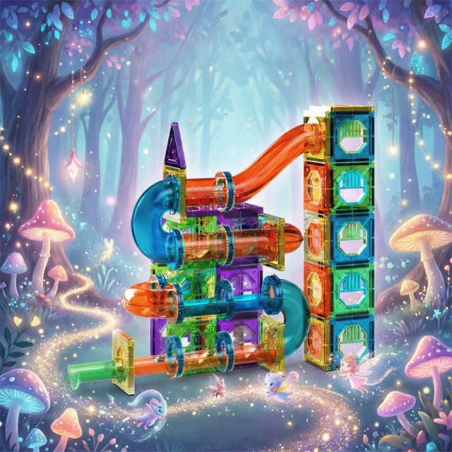 Clear Magnetic 3D Blocks - Wholesale Building Blocks