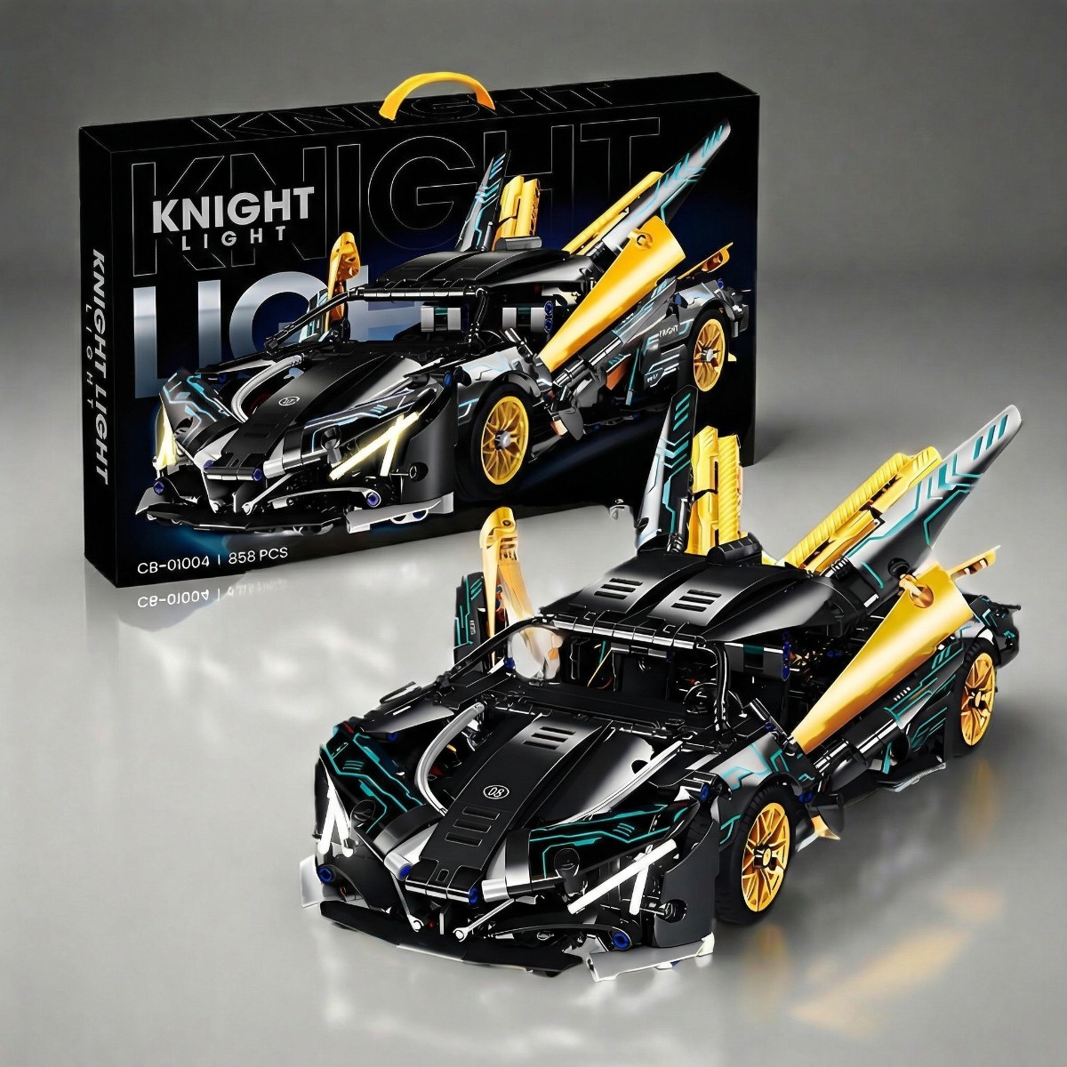 Sports Car Building Blocks Toys Boys or Adults Kits-1:14 Race Car Model Building Set- Adult Collectible Model Cars Set to Build-STEM Super Cars Sets for Boys Girls Age 6-14 -SC02