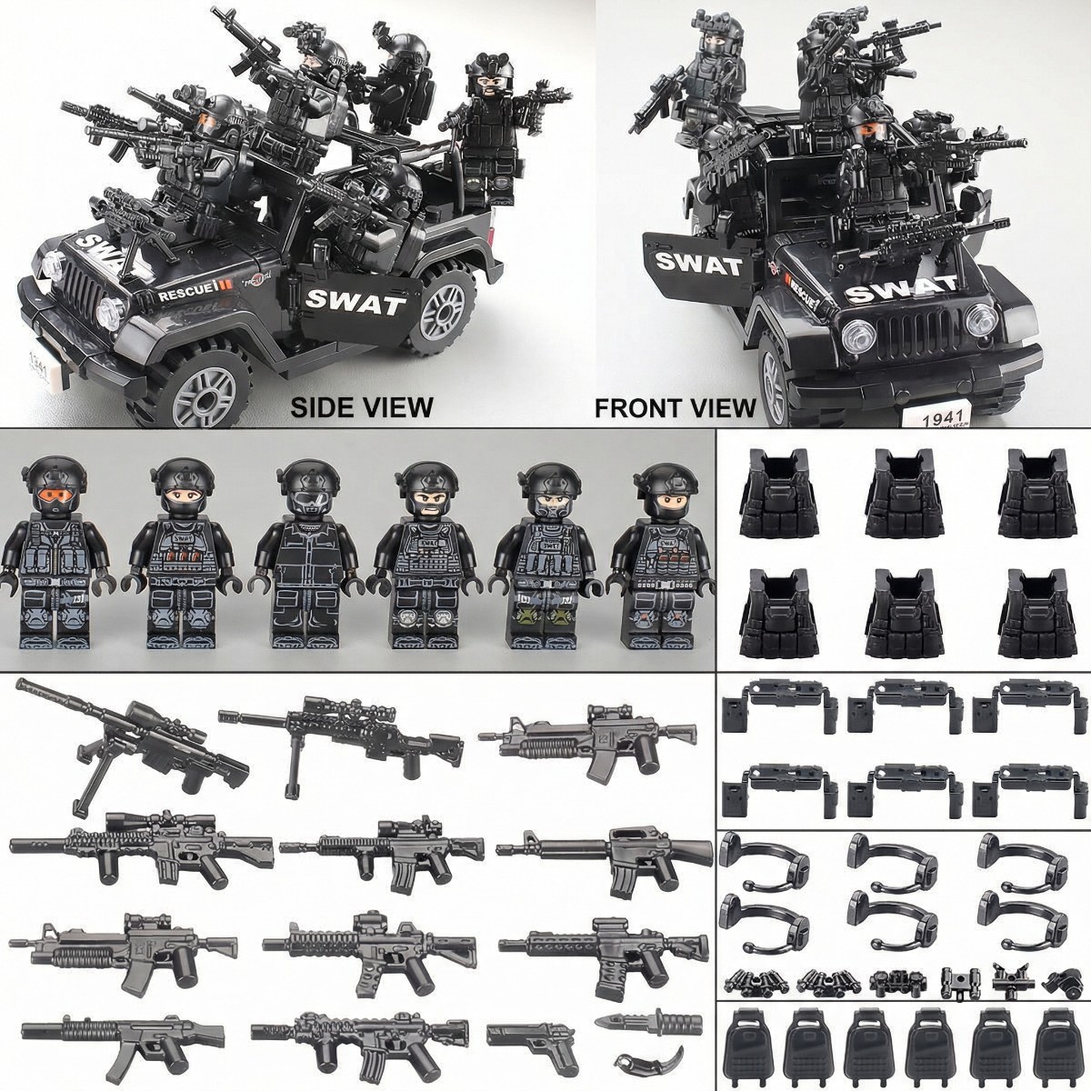 Cargo container display role for action figure accessories