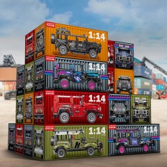 Technic Off-Road Car Building Set 768 Pieces Pull-Back Hard Off-Road Car Model for Teens and Adults 14+ Birthday Christmas Easter Displayable 1:14 Scale Creative Construction-SC03
