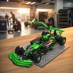 F1 Racing Sport car Building Block Set, MOC 1:12 Scale Formula 1 Championship Super Car Model Gift Idea for Birthday for Adults (1274pcs)-SC06