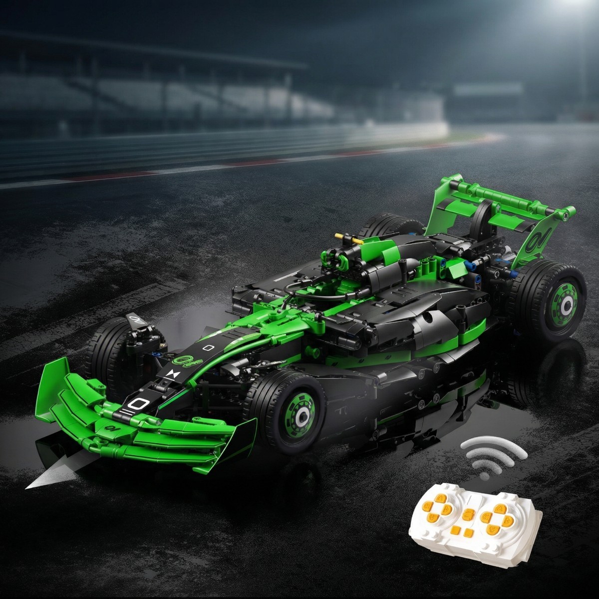 F1 Racing Sport car Building Block Set, MOC 1:12 Scale Formula 1 Championship Super Car Model Gift Idea for Birthday for Adults (1274pcs)-SC06