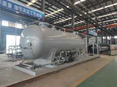 5 to 100 cubic LPG skid-mounted station