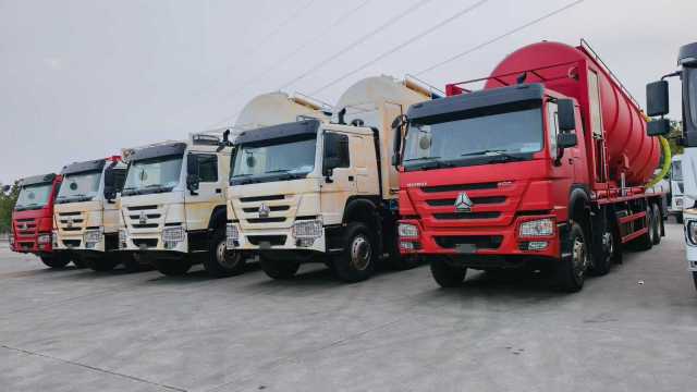 CNHTC HOWO 8×4 Sewage Suction and Cleaning Truck