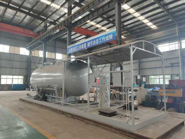 5 to 100 cubic LPG skid-mounted station