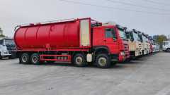 CNHTC HOWO 8×4 Sewage Suction and Cleaning Truck