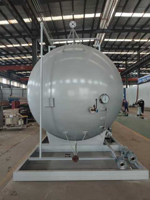 5 to 100 cubic LPG skid-mounted station