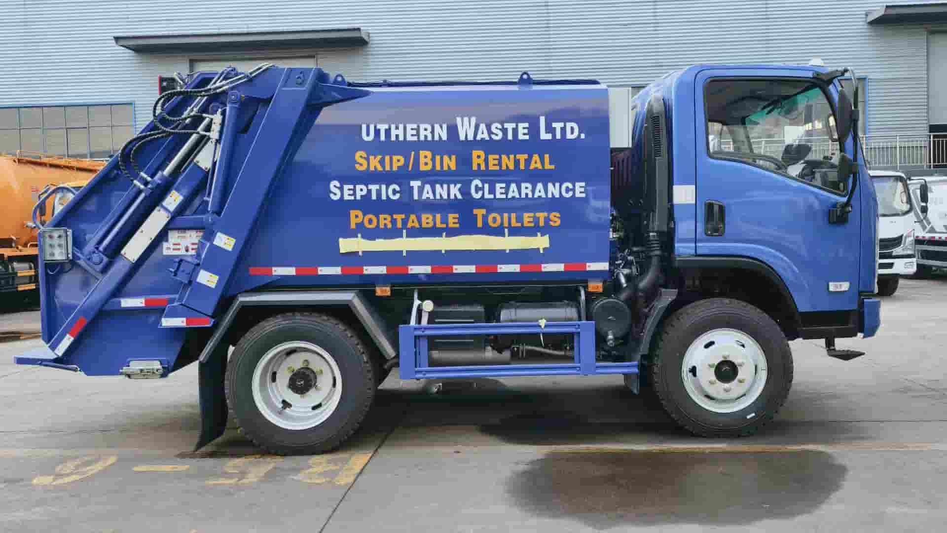 Shaanxi Auto Delong 6-cubic metre compressed garbage truck