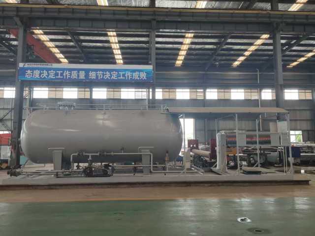 5 to 100 cubic LPG skid-mounted station