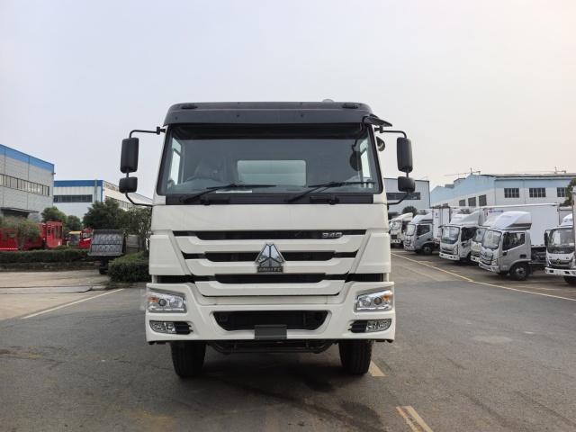 Export bulk feed truck - Sinotruk rear double axle 340 horsepower