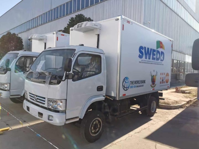 Dongfeng Dolica 4x4 3-5 ton refrigerated truck