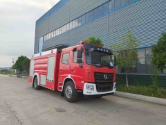 Dongfeng Huashen 8-ton foam fire truck
