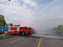 Dongfeng double-row fire truck