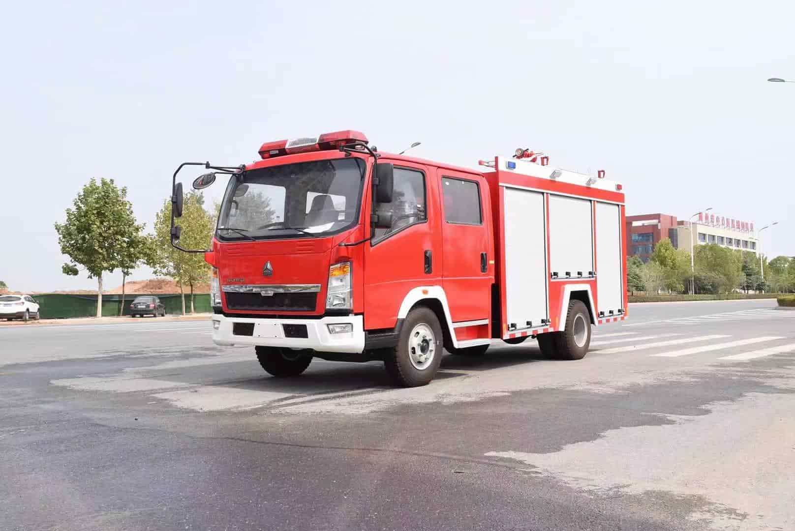 Sinotruk Howo light truck 4×2 fire truck