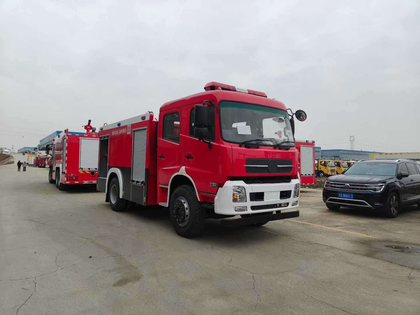 National III Dongfeng 5-ton foam fire truck