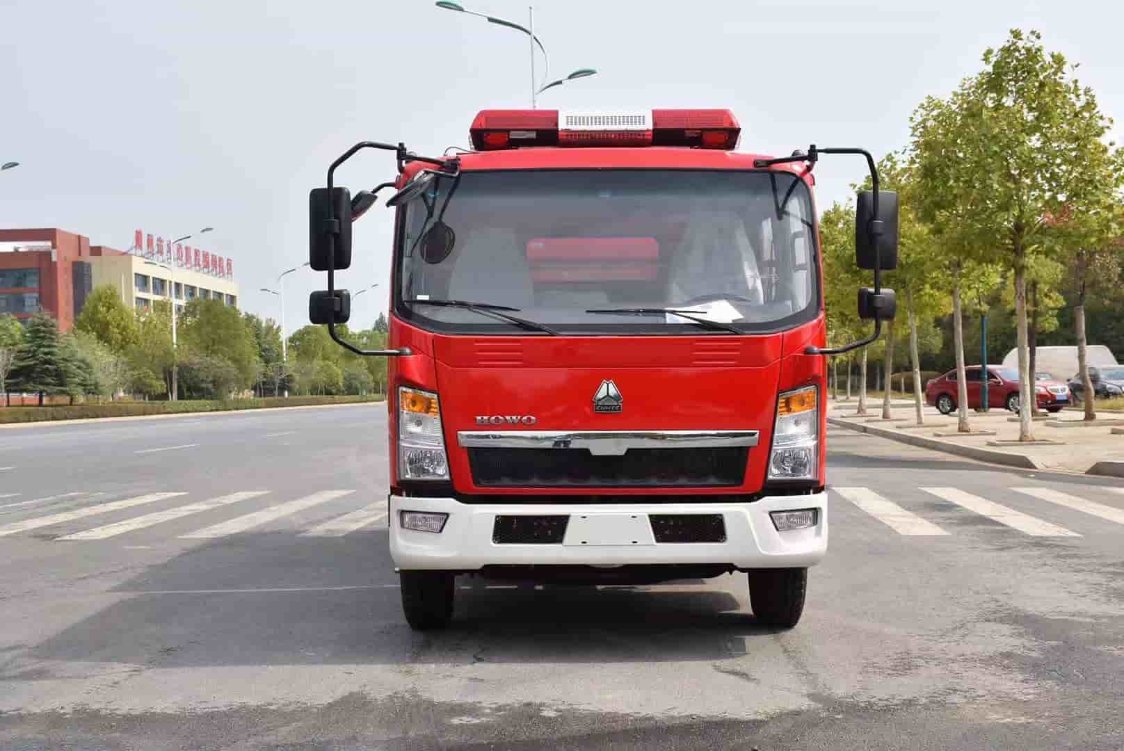 Sinotruk Howo light truck 4×2 fire truck