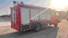 Sinotruk Howo 4-ton water tanker fire truck