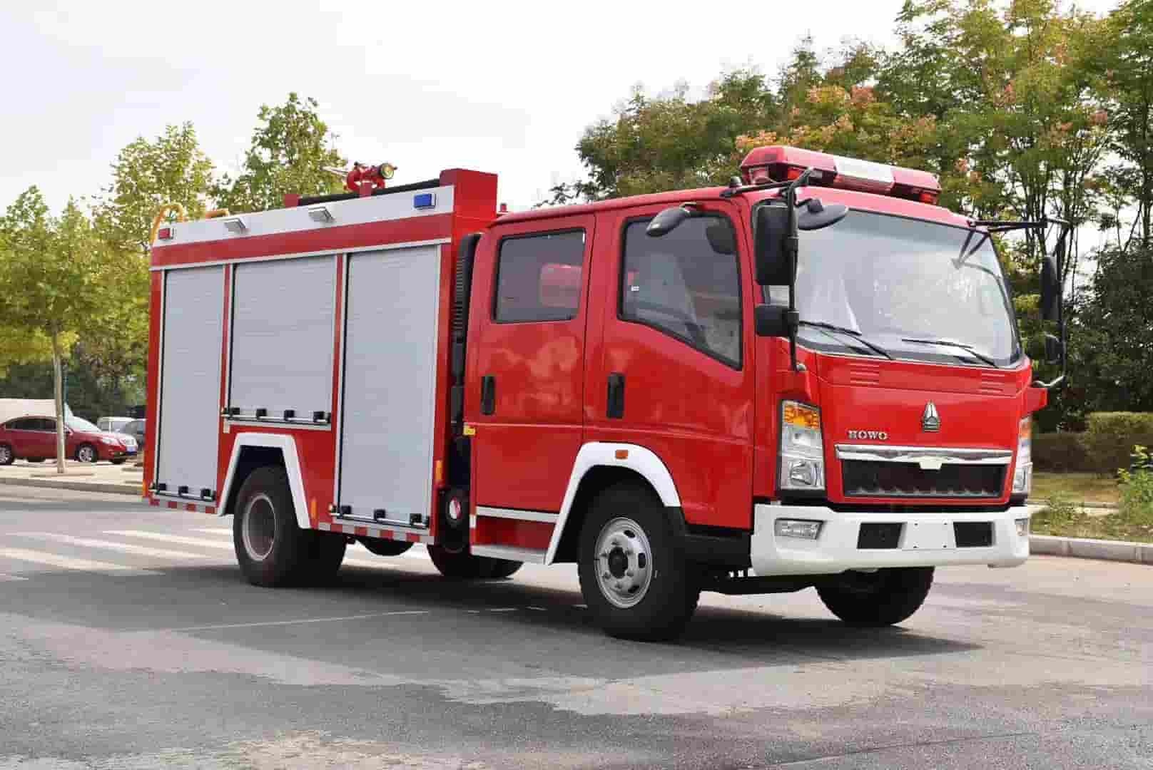 Sinotruk Howo light truck 4×2 fire truck