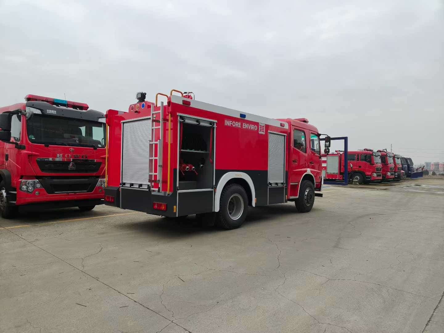 National III Dongfeng 5-ton foam fire truck