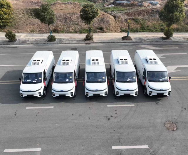 JAC Marlboro Pure Electric Refrigerated Truck (Can Enter Basements）