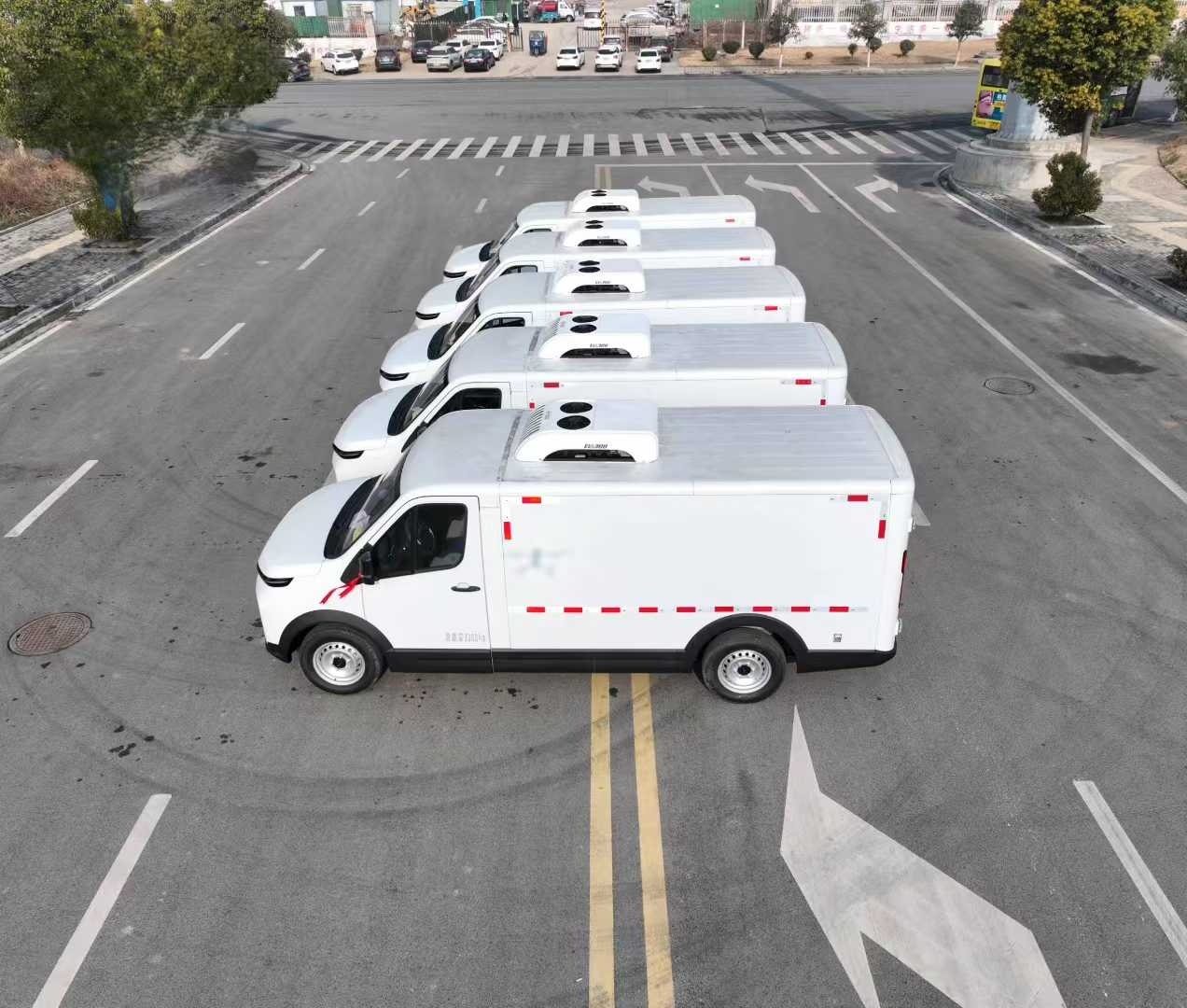 JAC Marlboro Pure Electric Refrigerated Truck (Can Enter Basements）