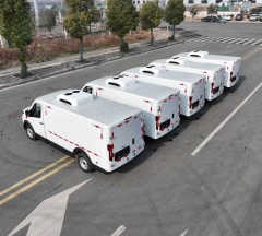 JAC Marlboro Pure Electric Refrigerated Truck (Can Enter Basements）