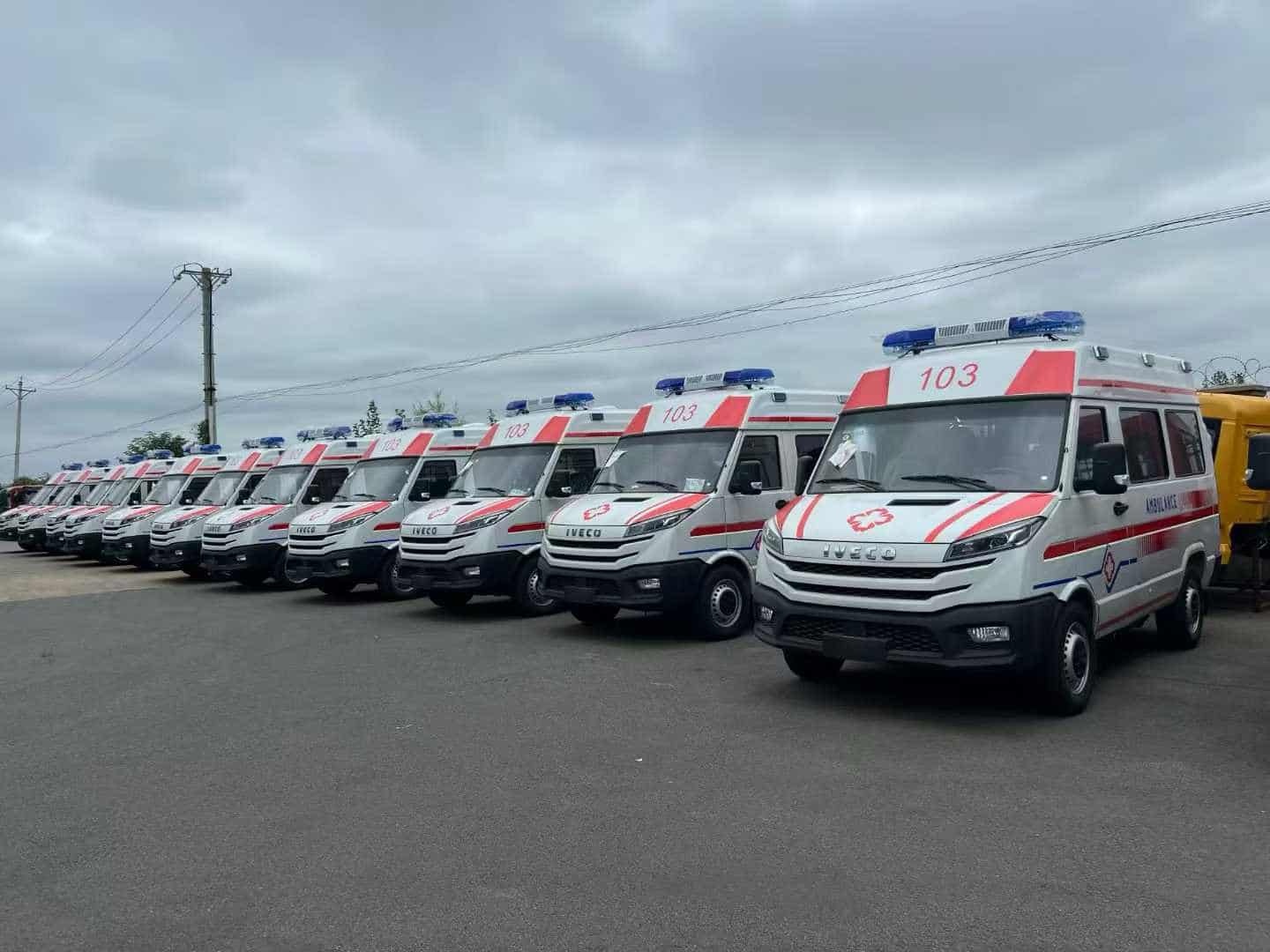 Iveco's proud short-wheelbase, mid-roof ambulance