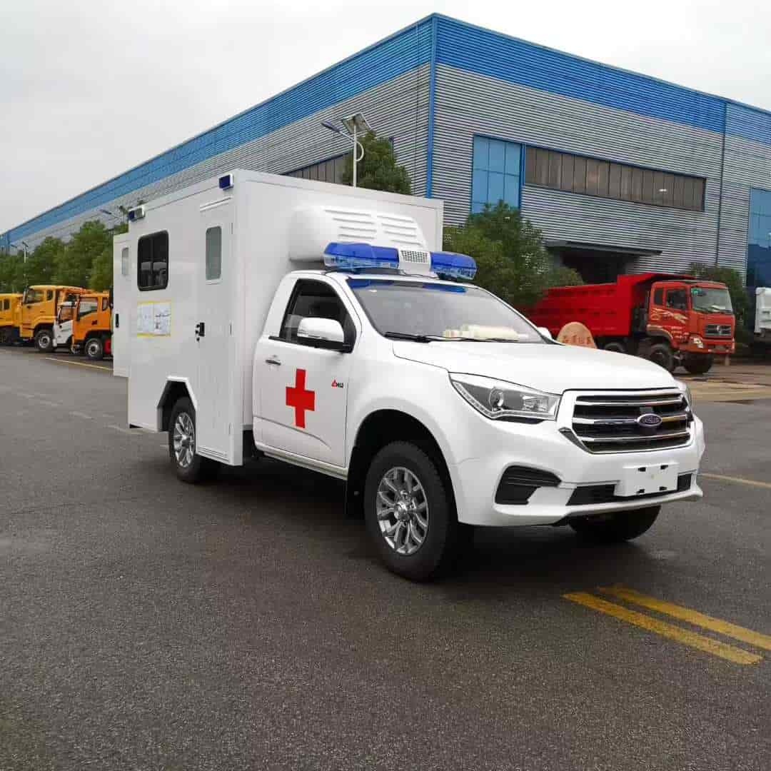 Isuzu pickup truck mobile ambulance